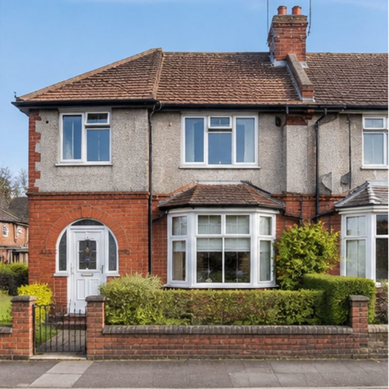 Semi-detached British house
